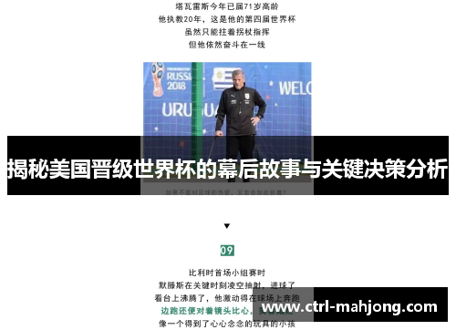 揭秘美国晋级世界杯的幕后故事与关键决策分析